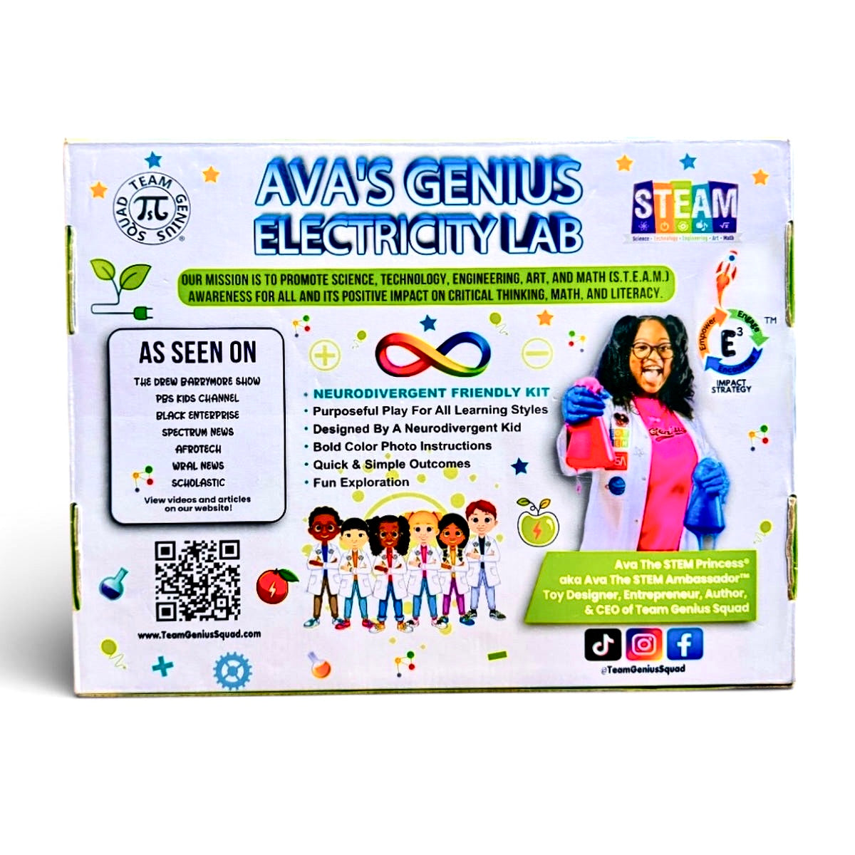 STEM-STEAM Electricity Lab Experiment Kit with Lab Coat