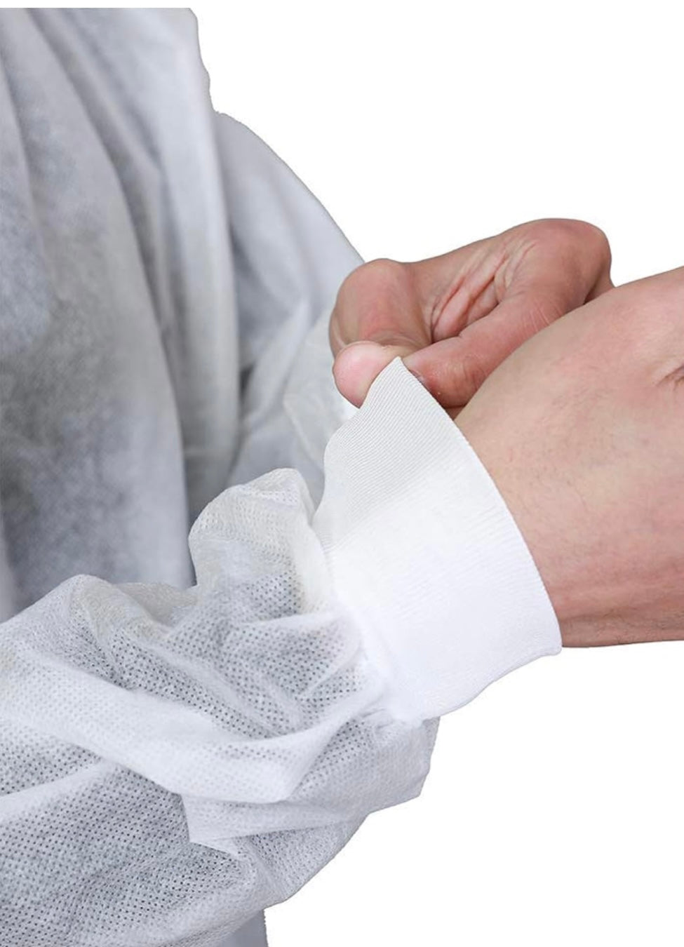 Adult Disposable Lab Coat with Safety Glasses