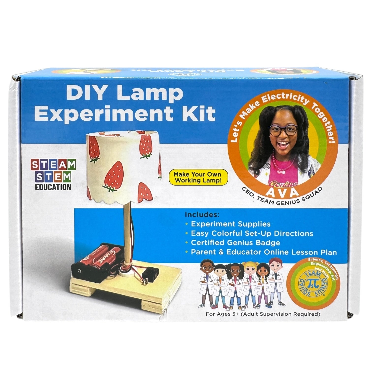 DIY Lamp - STEM Experiment Kit - Build A Working Lamp