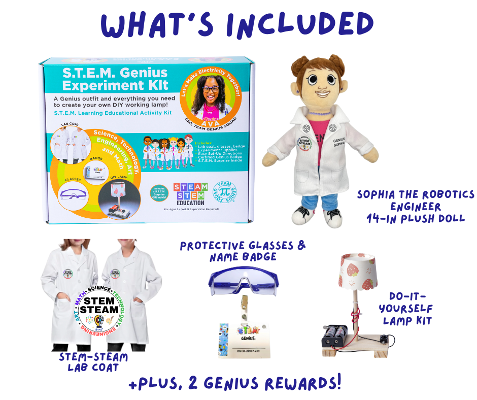 PREORDER-Girl PLUSH DOLL STEM-STEAM BUNDLE-MARCH 2026 DELIVERY