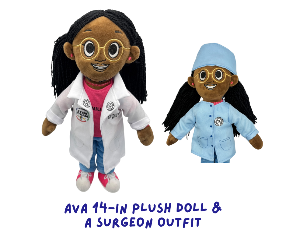 PREORDER-Black Girl PLUSH DOLL-MARCH 2026 DELIVERY