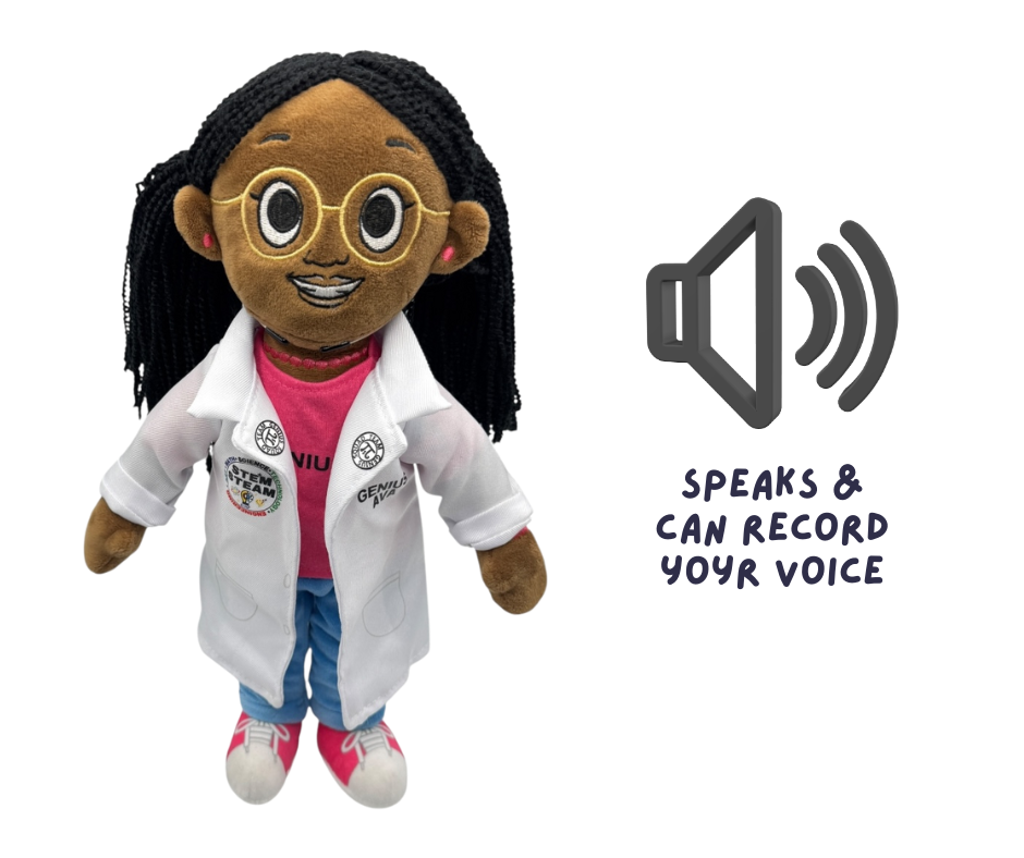 PREORDER-Talking Black Girl PLUSH DOLL-MARCH 2026 DELIVERY