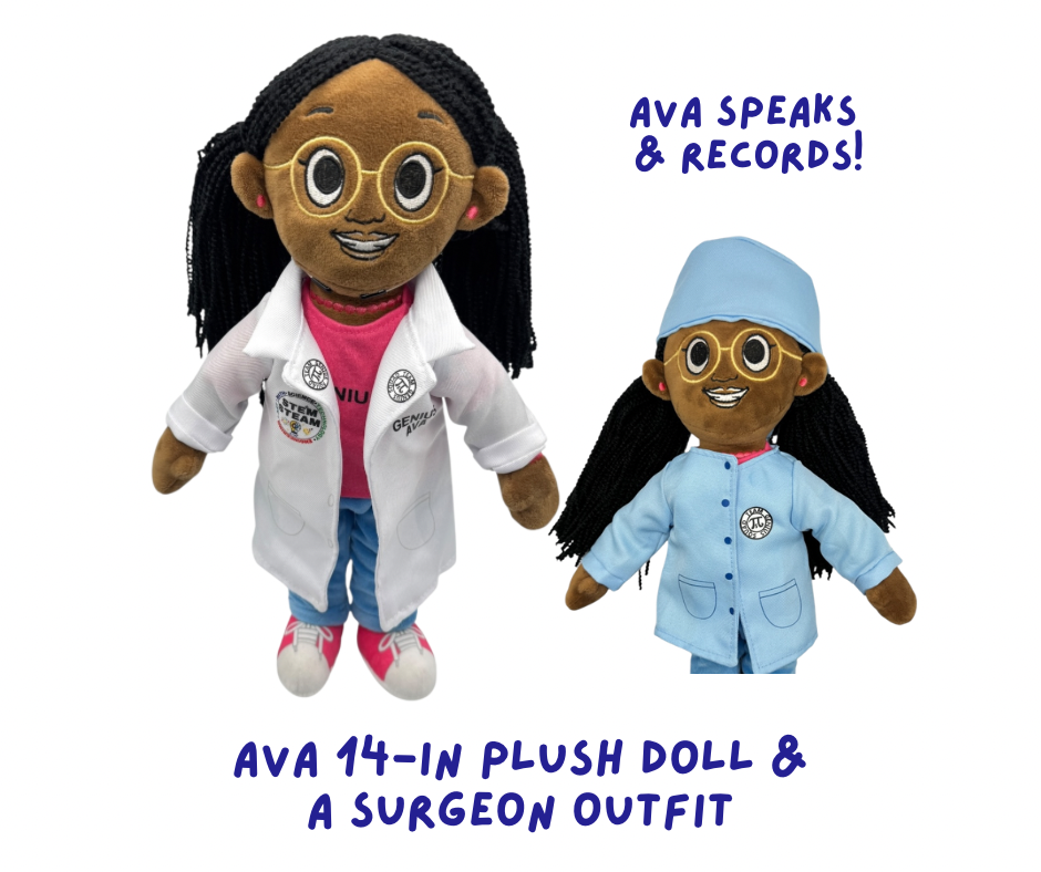 PREORDER-Talking Black Girl PLUSH DOLL-MARCH 2026 DELIVERY