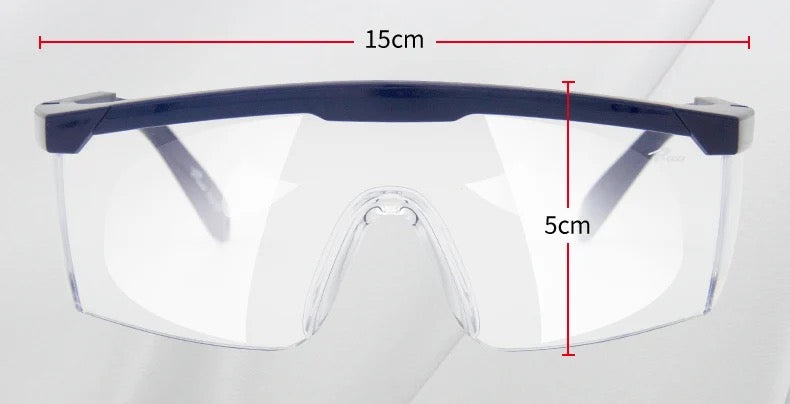 Adult Disposable Lab Coat with Safety Glasses
