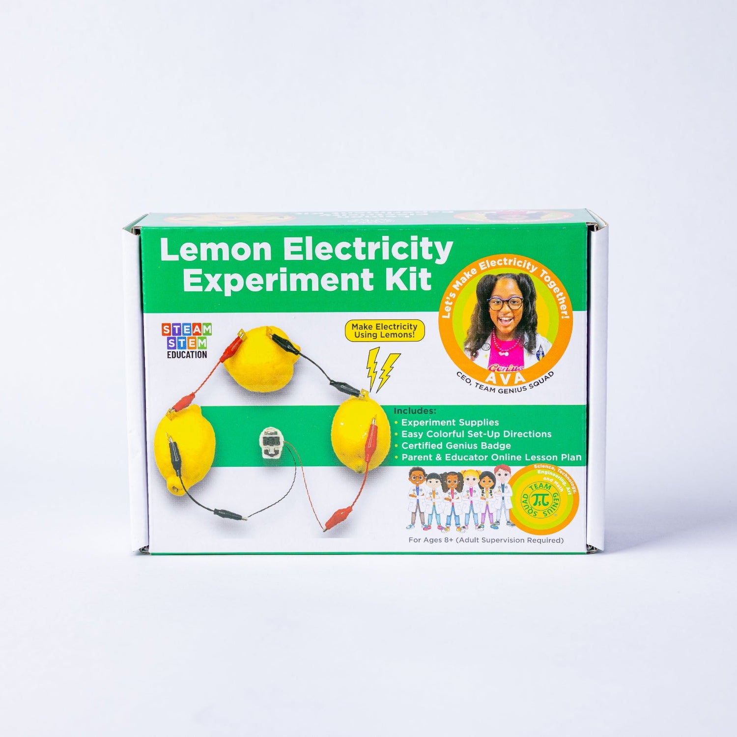 Lemon Electricity - STEM Experiment Kit - Make Electricity With Food