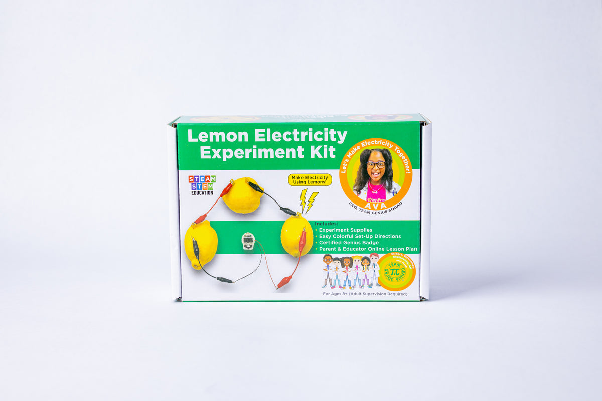 Lemon Electricity - STEM Experiment Kit - Make Electricity With Food