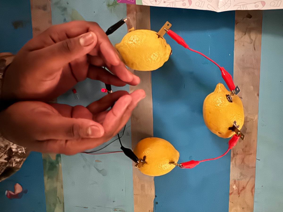 Lemon Electricity - STEM Experiment Kit - Make Electricity With Food