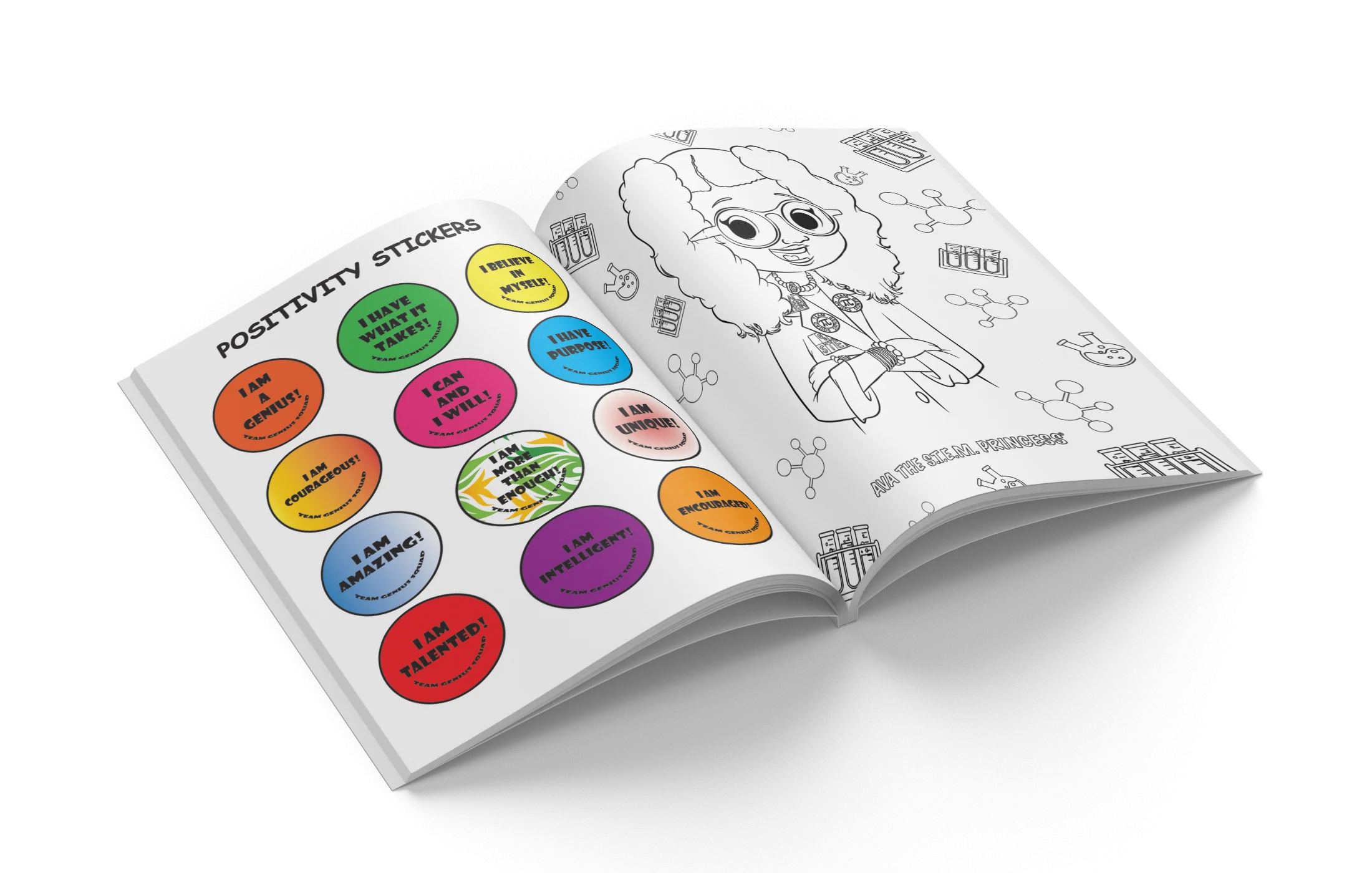 Book and STEM Experiment Bundle – Wind Power Experiment Kit, Autographed Book, and Activity Coloring Book for Kids