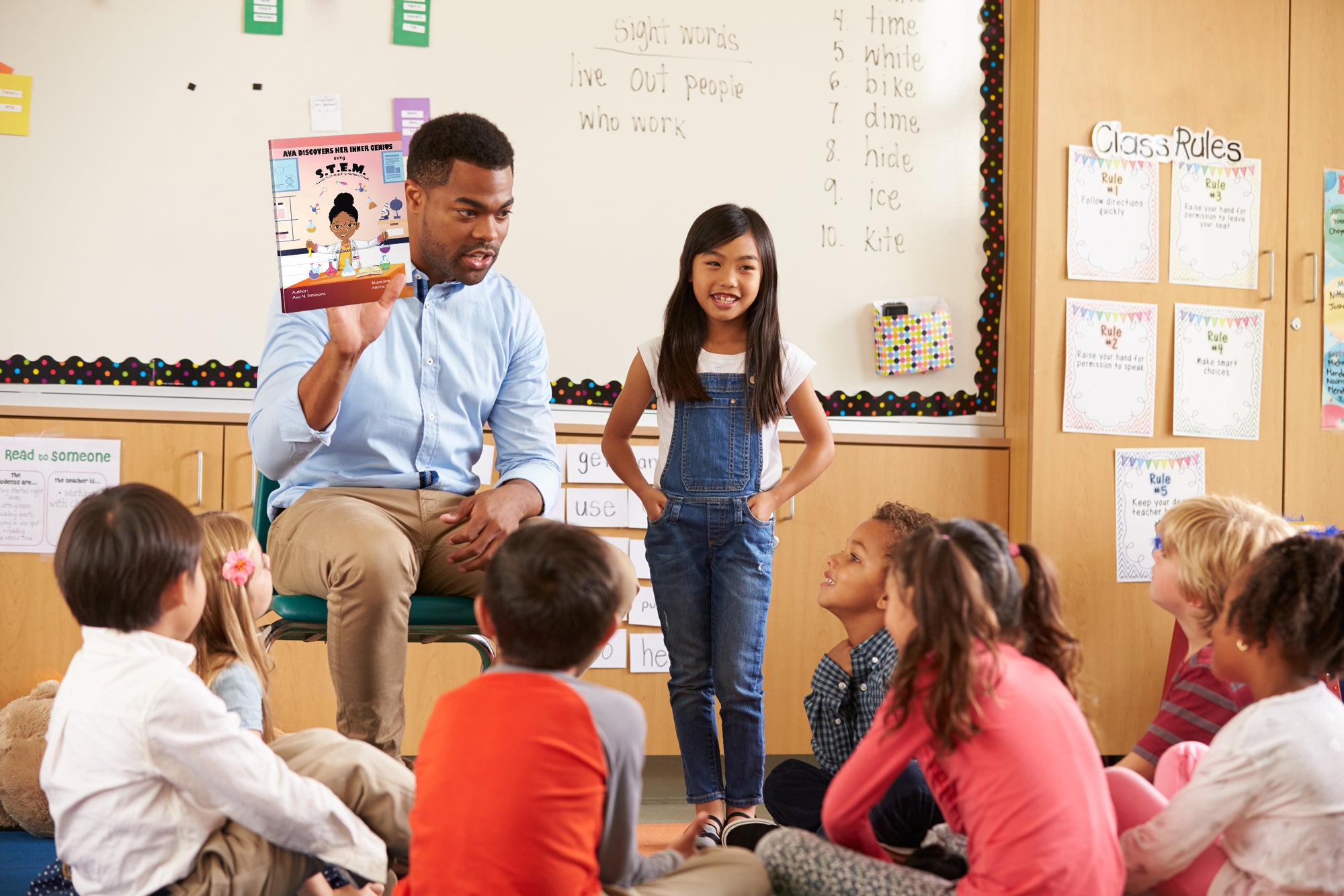 ONE FREE THANK YOU BOOK for Educators! Ava's STEM Hard Cover Autographed Book