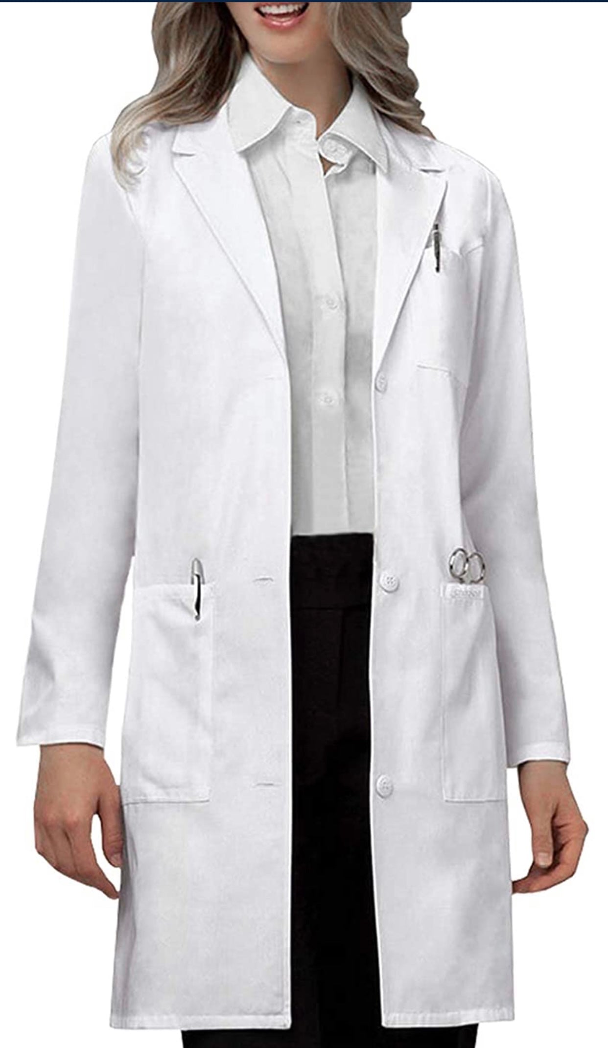 Adult Lab Coat with Safety Glasses - Protective and Professional