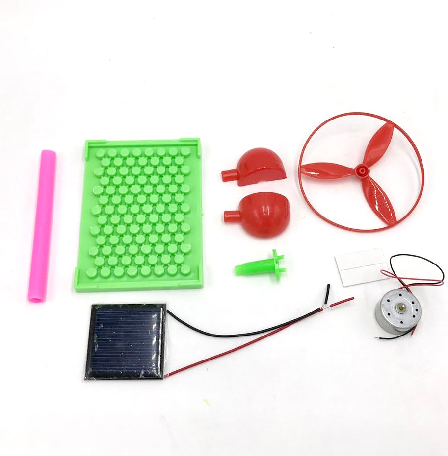 Slim Fan Solar Power Electricity STEM Experiment Kit – Use The Sun To Learn, Build, and Be a Certified Genius!