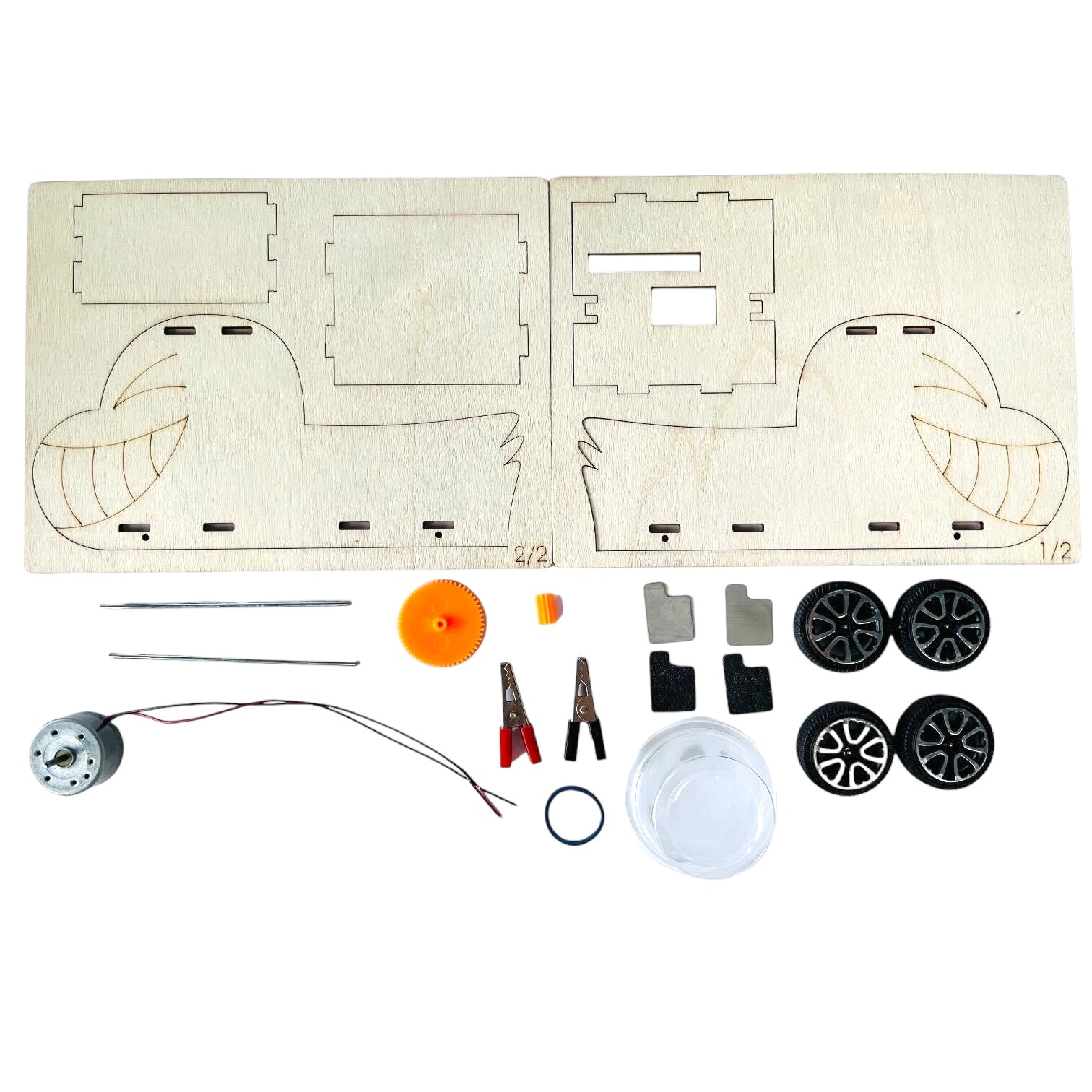 Liquid Battery Car - STEM Experiment Kit – Make Electricity With Liquid and Be a Certified Genius!