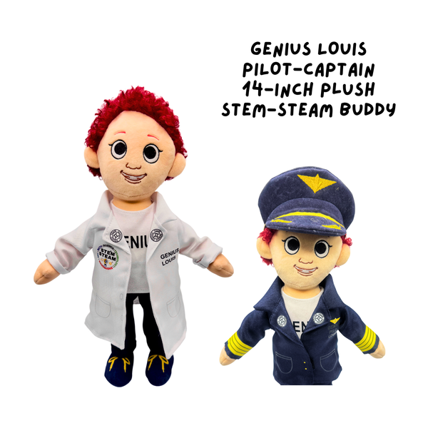 LOUIS BOY GENIUS PLUSH BUDDY - THE CAPTAIN - PREORDER