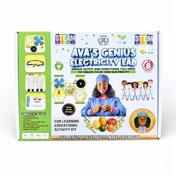 STEM-STEAM Electricity Lab Experiment Kit with Lab Coat