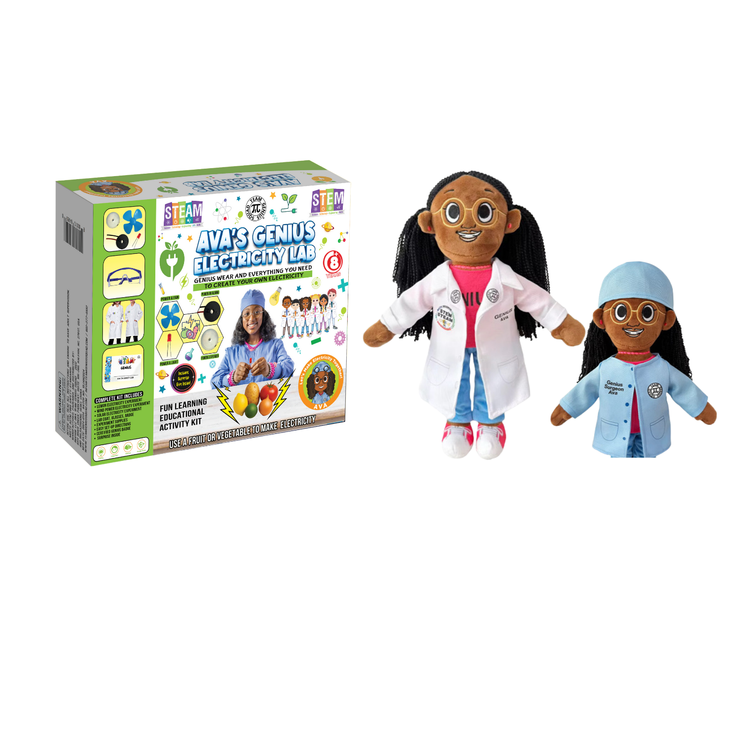 PREORDER- Black Girl PLUSH BUDDY STEM-STEAM BUNDLE-MARCH 2026 DELIVERY