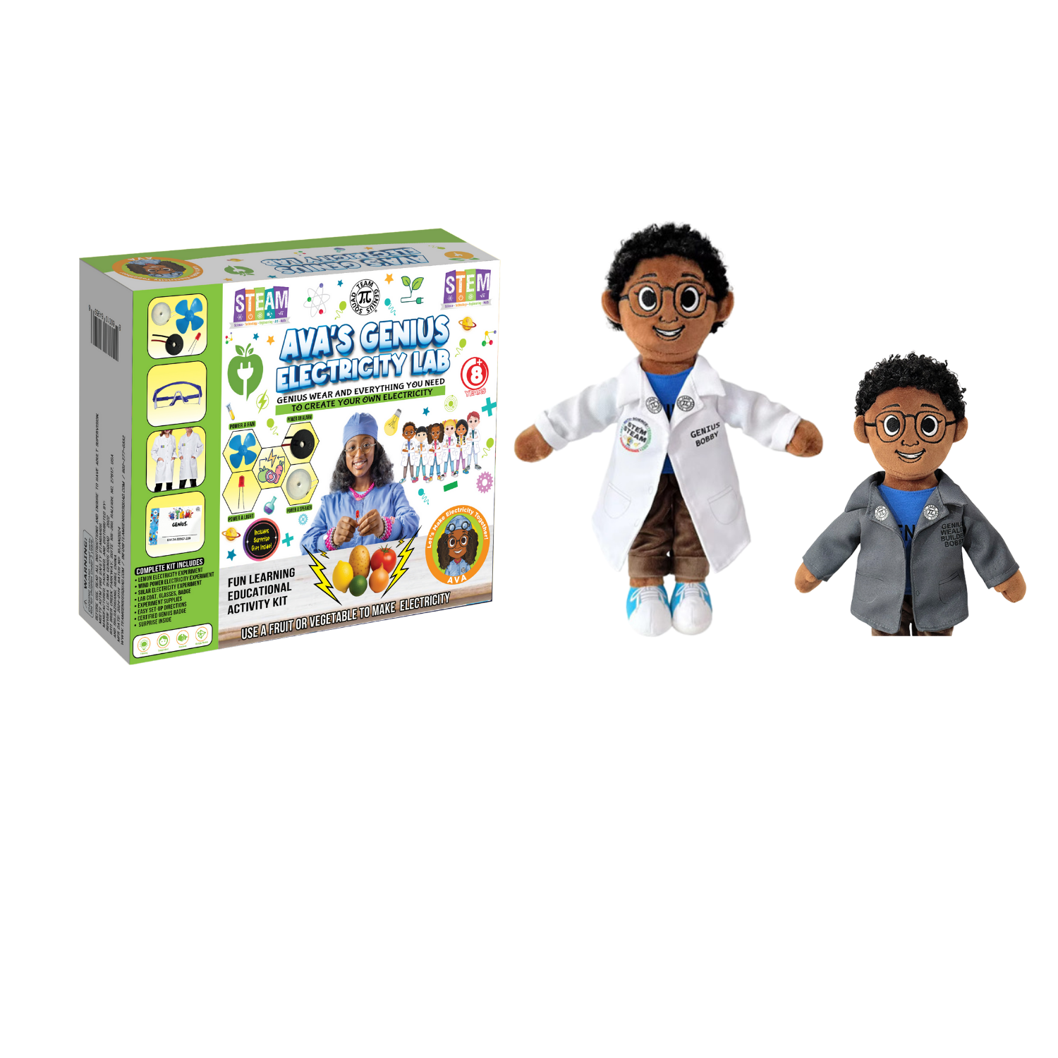 PREORDER- Black Boy PLUSH BUDDY STEM-STEAM BUNDLE-MARCH 2026 DELIVERY