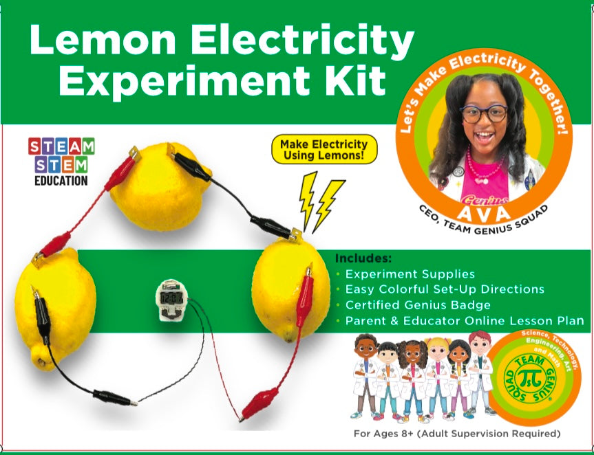 Lemon Electricity - STEM Experiment Kit - Make Electricity With Food