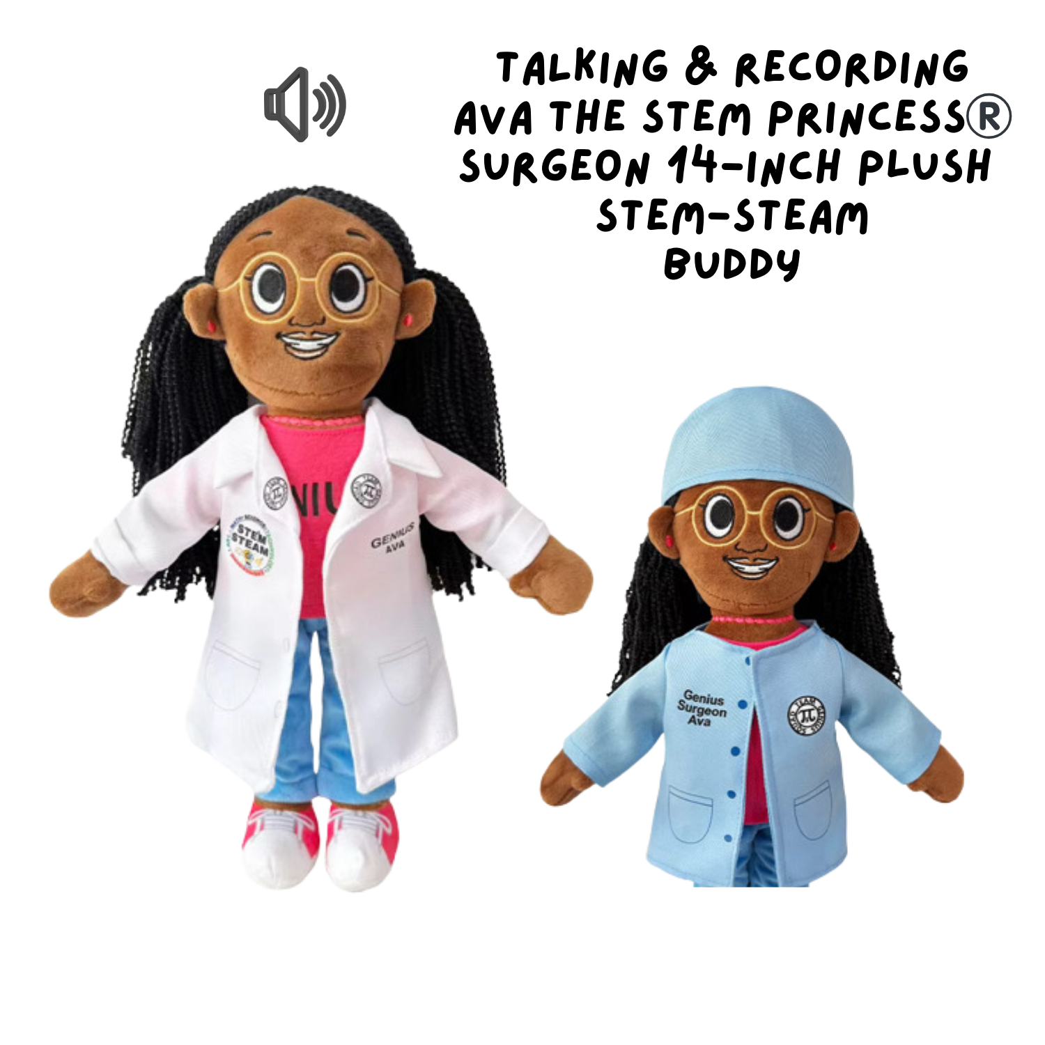 PREORDER-Talking Black Girl PLUSH BUDDY-MARCH 2026 DELIVERY