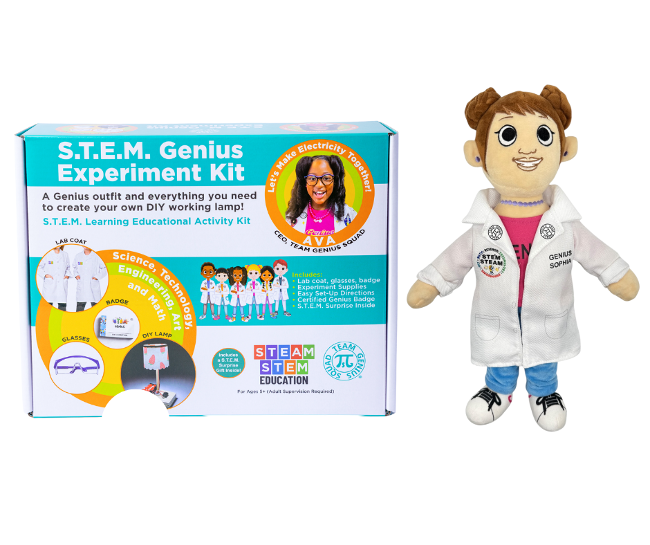 PREORDER-Girl PLUSH DOLL STEM-STEAM BUNDLE-MARCH 2026 DELIVERY