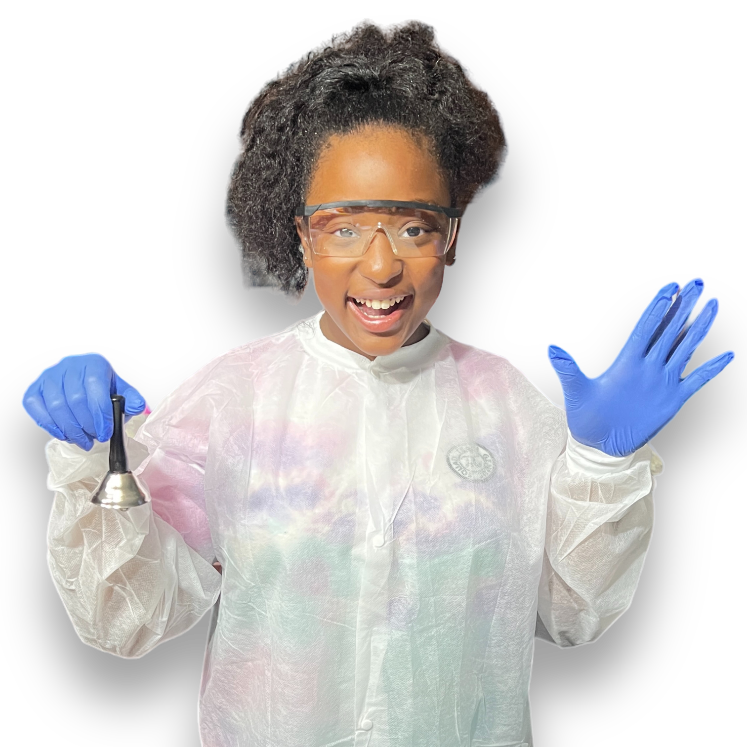 Kids Lab Coat - Disposable with Safety Glasses