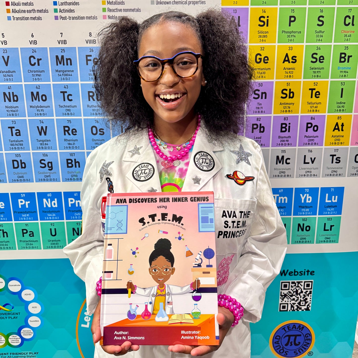 ONE FREE THANK YOU BOOK for Educators! Ava's STEM Hard Cover Autographed Book