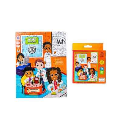 25 Piece STEM Puzzle Club House– Explore Diverse STEM Careers!