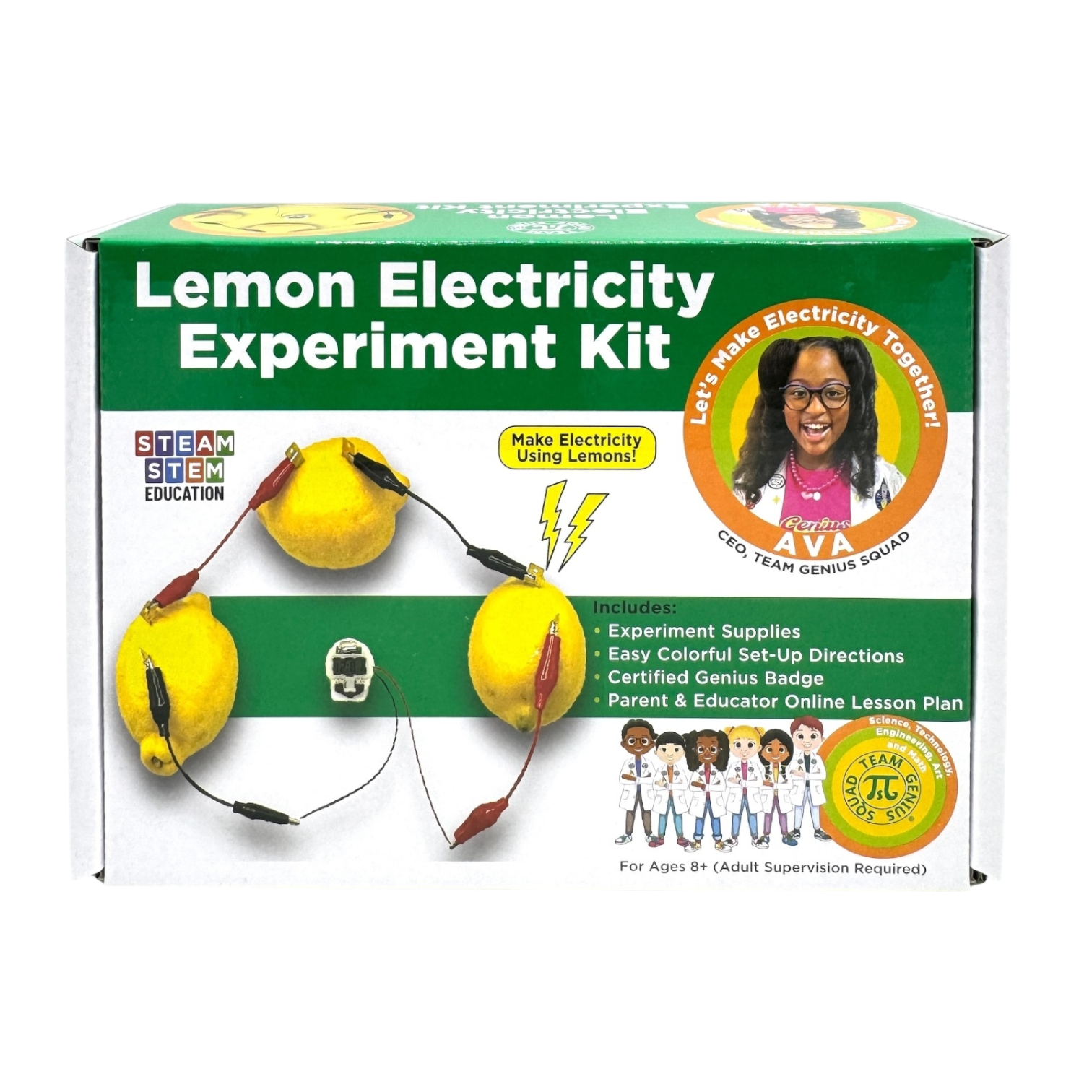 Lemon Electricity - STEM Experiment Kit - Make Electricity With Food