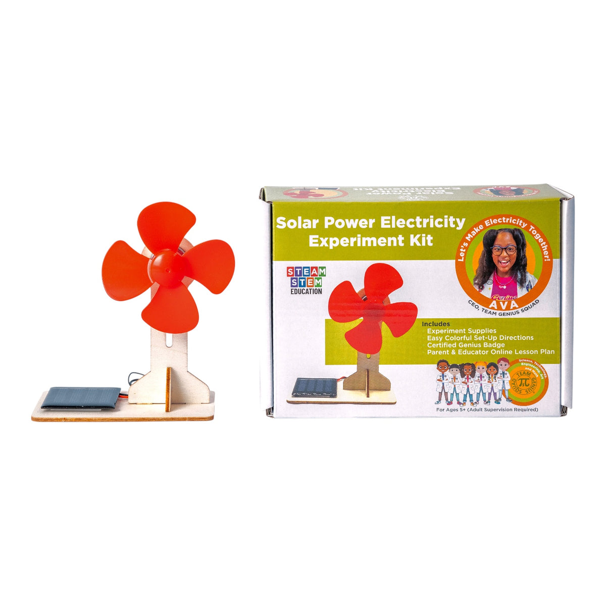 Solar Fan Electricity Experiment Kit