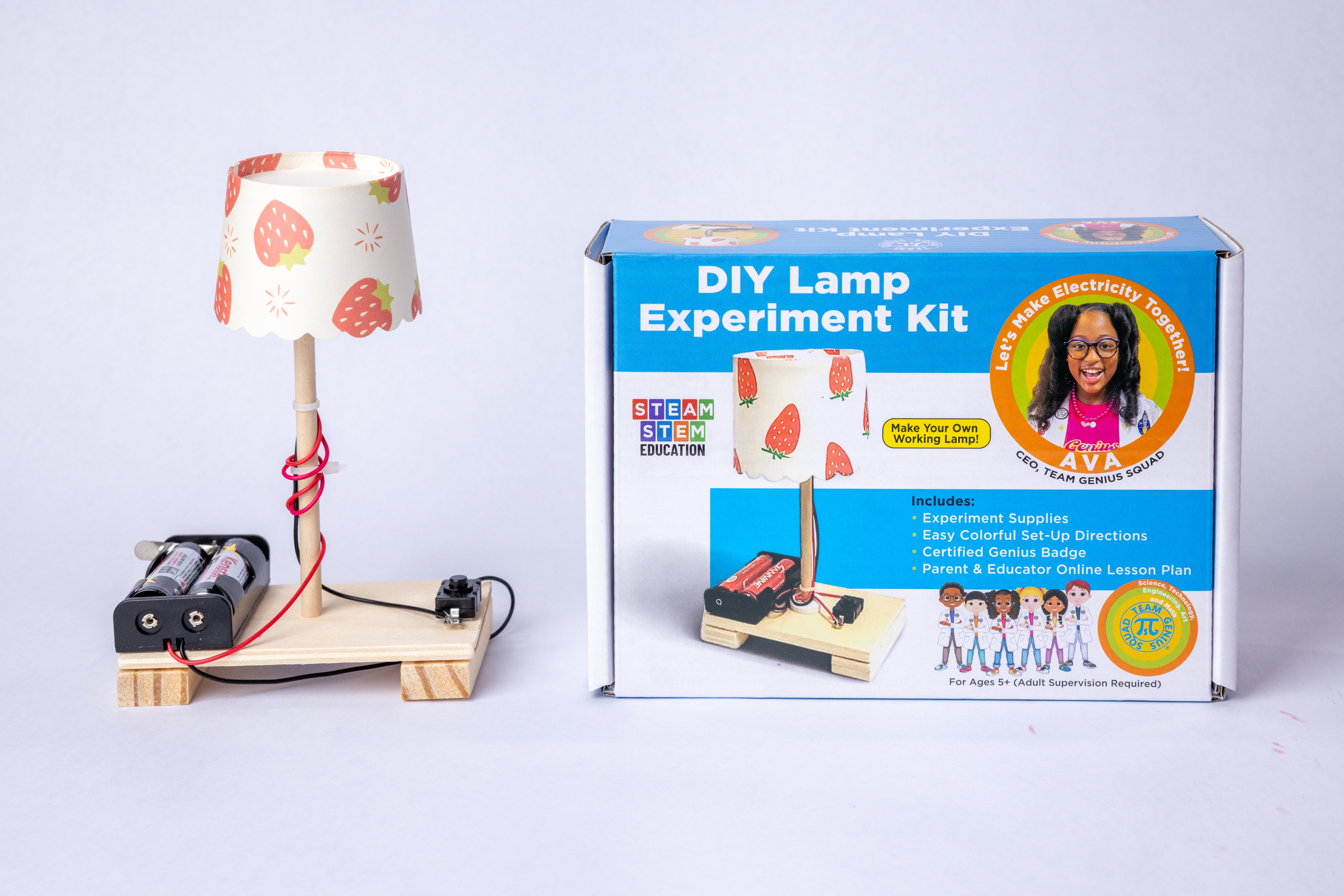 DIY Lamp - STEM Experiment Kit - Build  A Working Lamp