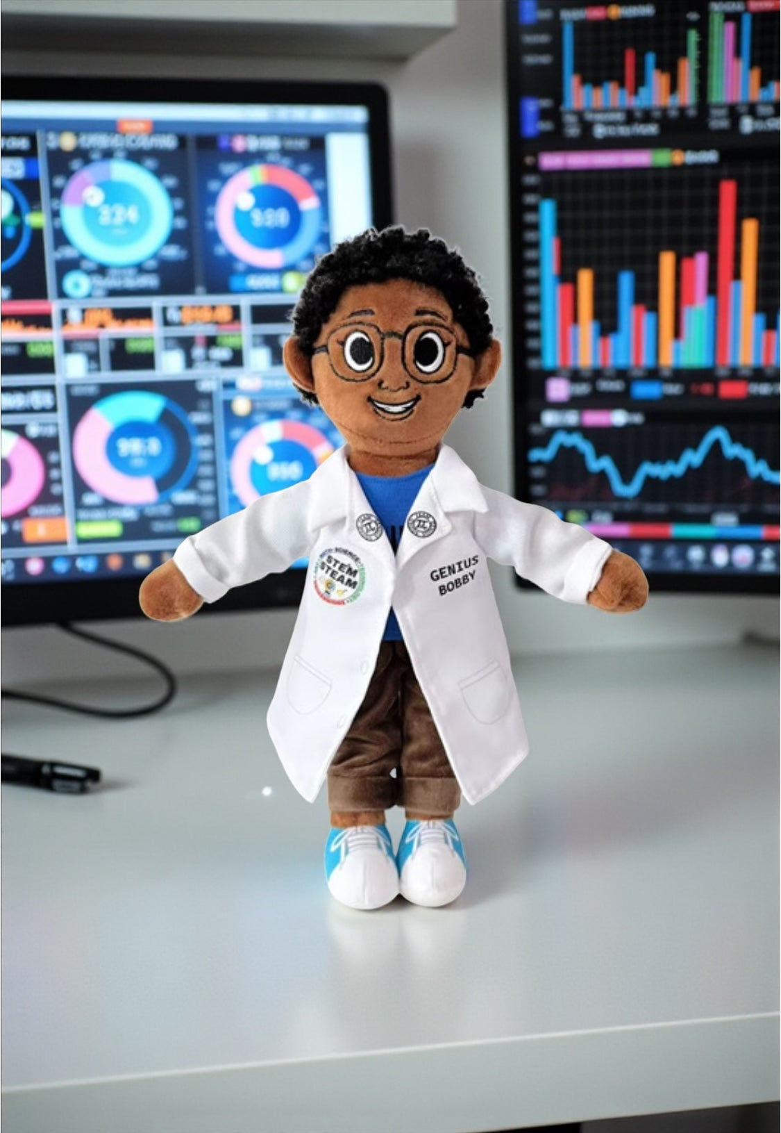 Genius The Surgeon Talking & Recording Plush Toy, 14-Inch