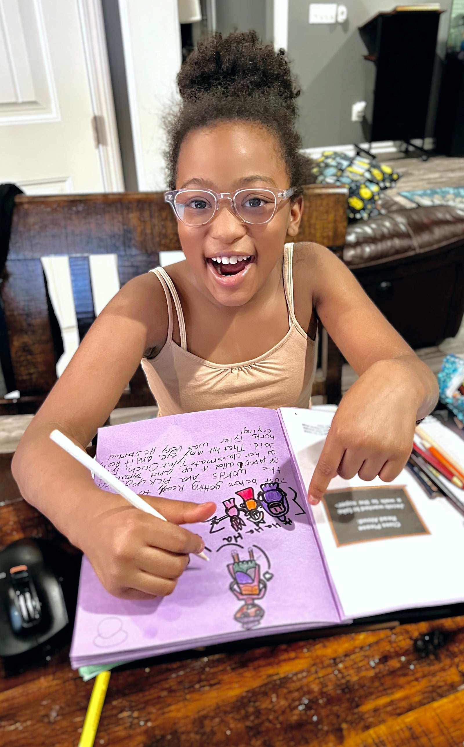 Ava's S.T.E.M. Hard Cover Autographed Book: Ava Discovers Her inner Genius using S.T.E.M.