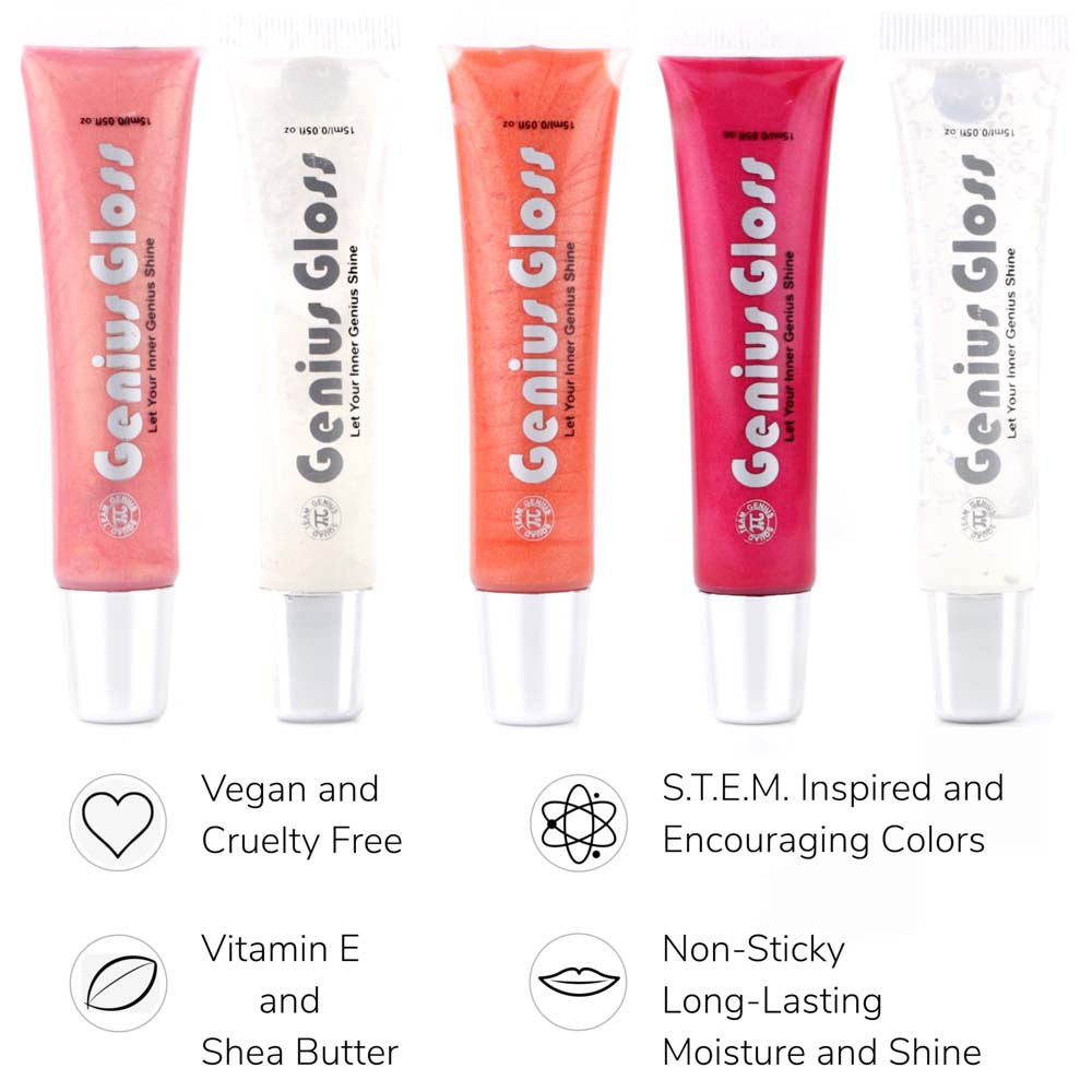 Vegan Genius Lip Gloss! Tamper-Resistant Sealed