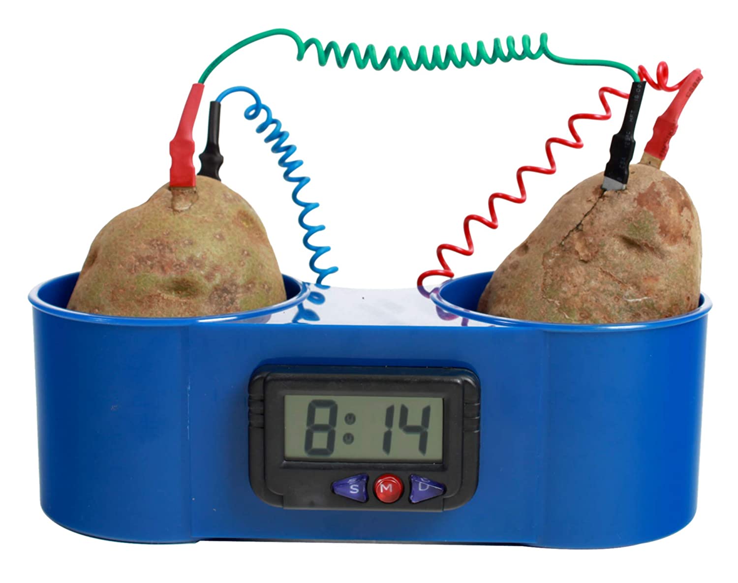 Potato Clock - STEM Experiment Kit - Make Electricity with a Potato