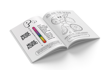 Ava’s Acid-Base STEM Experiment Fun - Coloring Book
