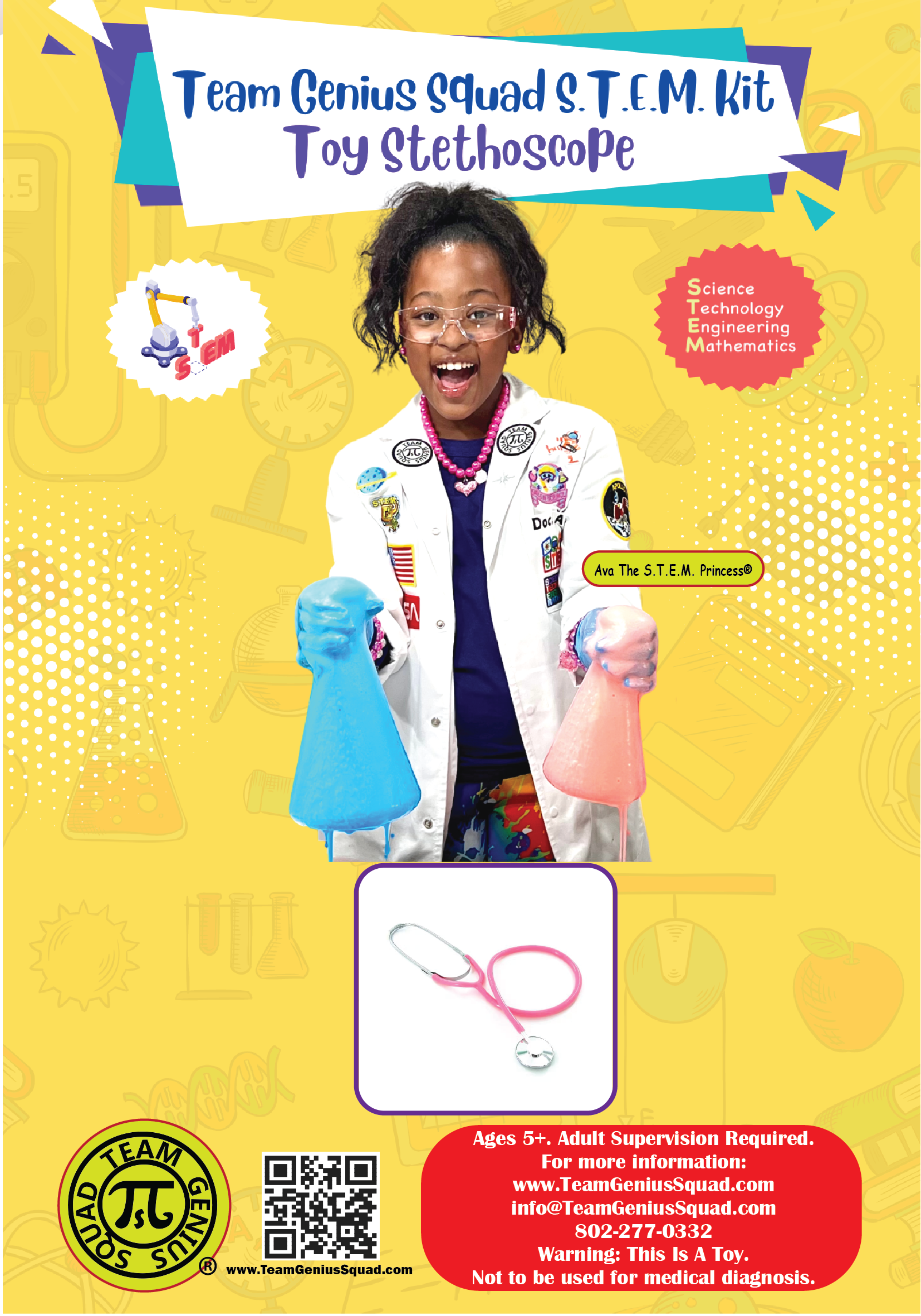 STEM Children's Toy Stethoscope