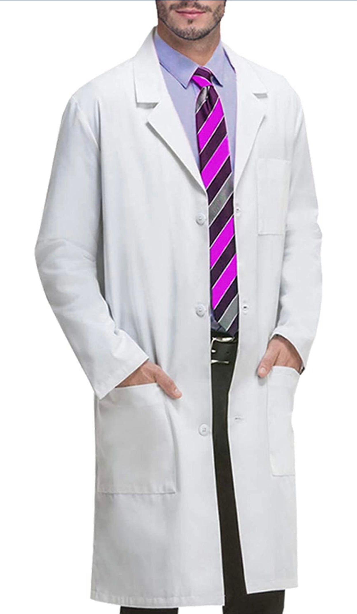 Adult Lab Coat with Safety Glasses