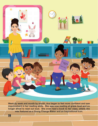 Ava's STEM Hard Cover Autographed Book: Ava Discovers Her inner Genius using STEM