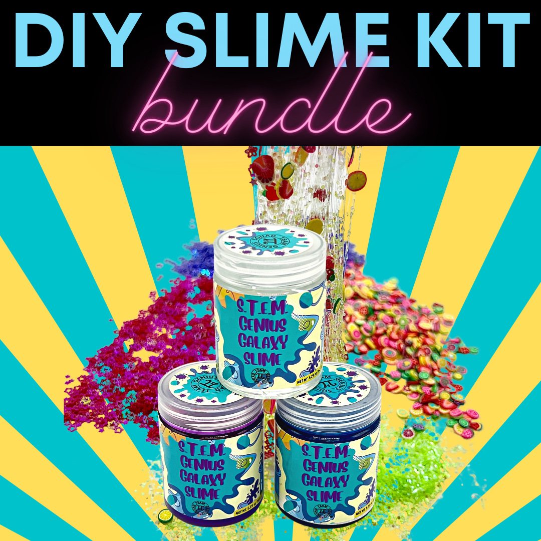 22-Piece DIY Slime Kit Bundle - S.T.E.M. Genius Galaxy Slime Experiment Kit